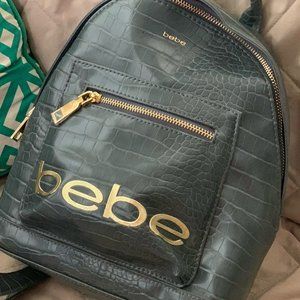 Bebe Fabiola SM Croco Backpack -Gray